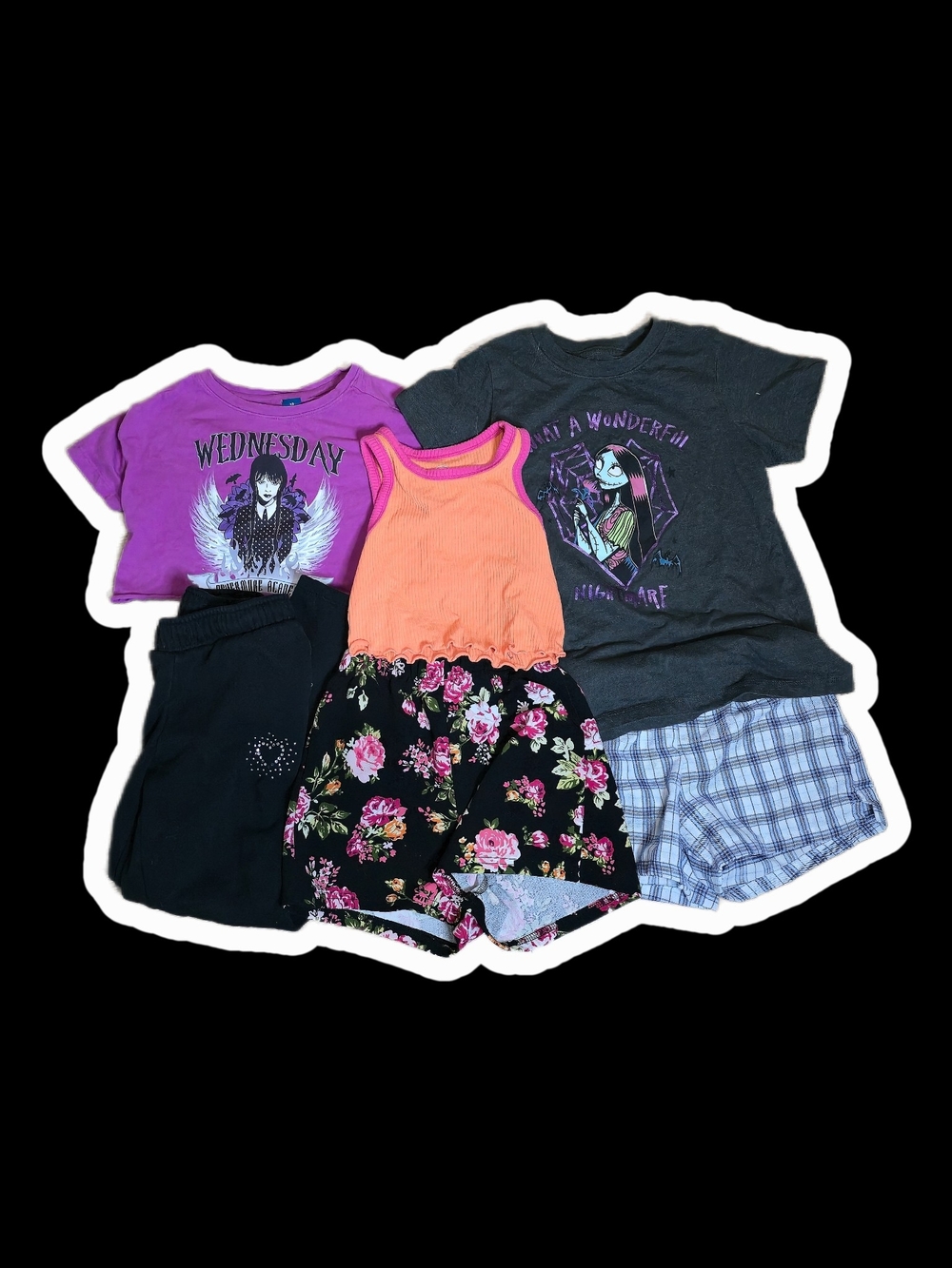 Girl's XS-S+L Bundle Dark Casual